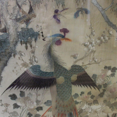 Chinese Carved &amp; Inlaid Table