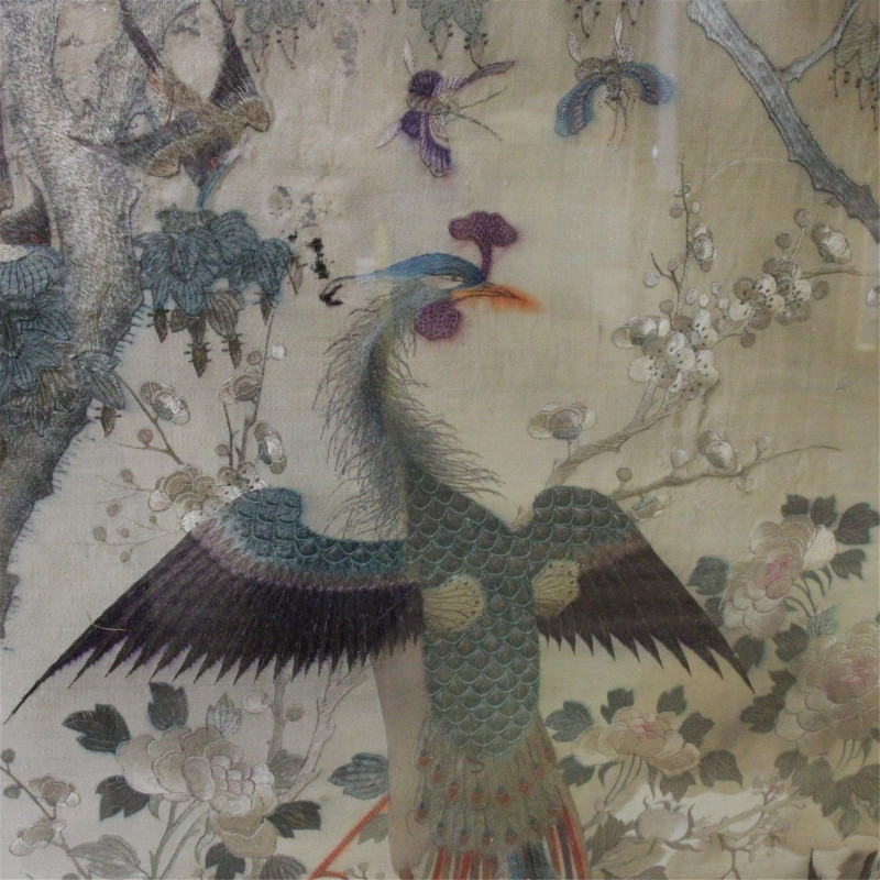 Chinese Carved &amp; Inlaid Table