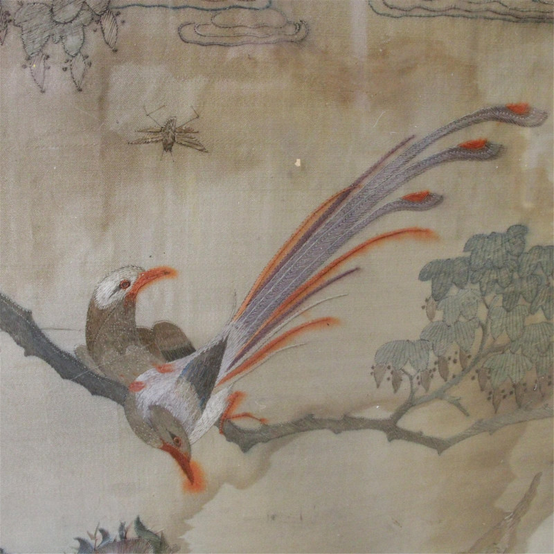 Chinese Carved &amp; Inlaid Table