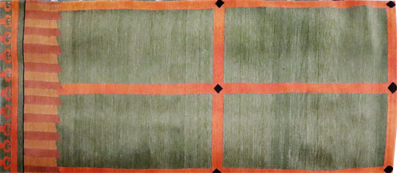 Modern Wool Runner 3 x 7-5