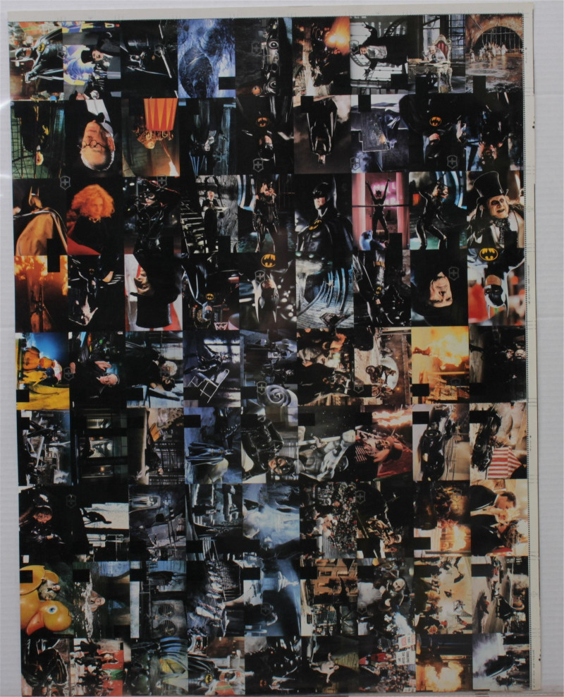 BATMAN RETURNS Uncut Trading Card Proof - Cards
