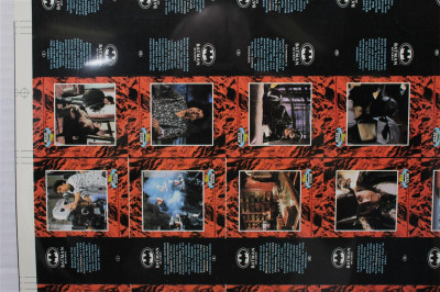 BATMAN RETURNS Uncut Trading Card Proof - Cards