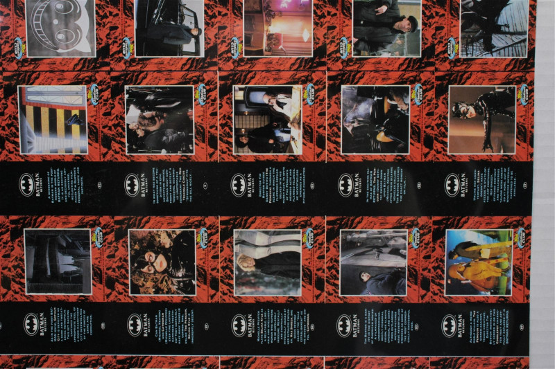 BATMAN RETURNS Uncut Trading Card Proof - Cards
