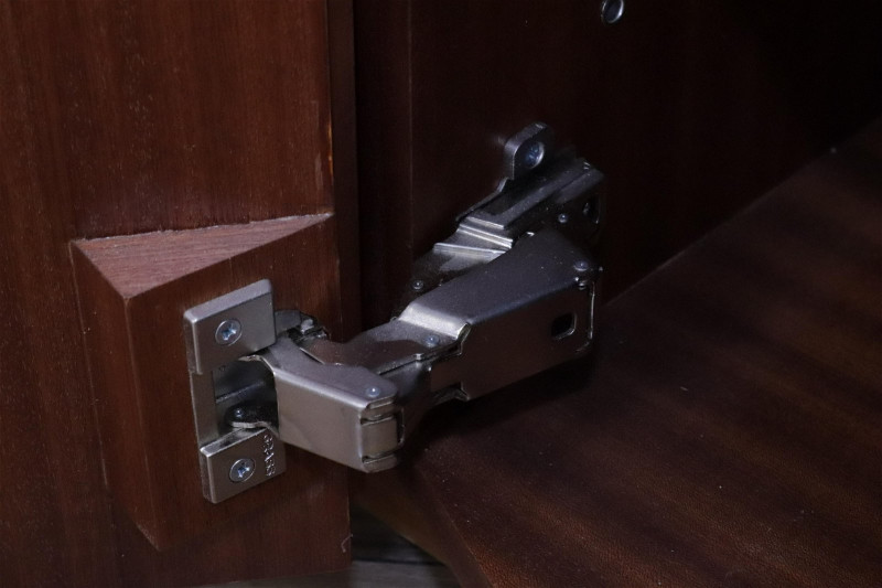 Dakota Jackson Mahogany &apos;Heraldic&apos; Cabinet