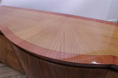 Dakota Jackson Mahogany &apos;Heraldic&apos; Cabinet