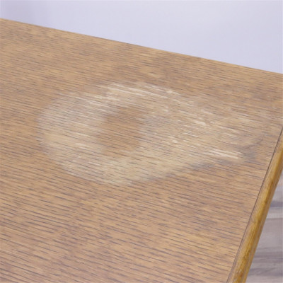 McGuire Oak &amp; Rattan Games Table