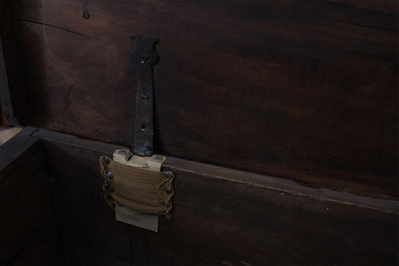 Italian Baroque Walnut Cassone, late 17th C