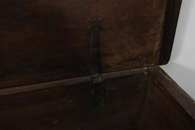 Italian Baroque Walnut Cassone, late 17th C