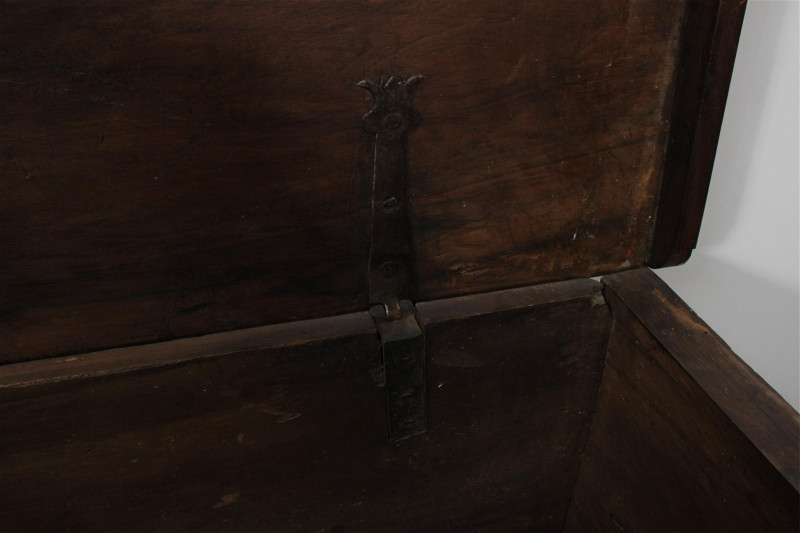 Italian Baroque Walnut Cassone, late 17th C