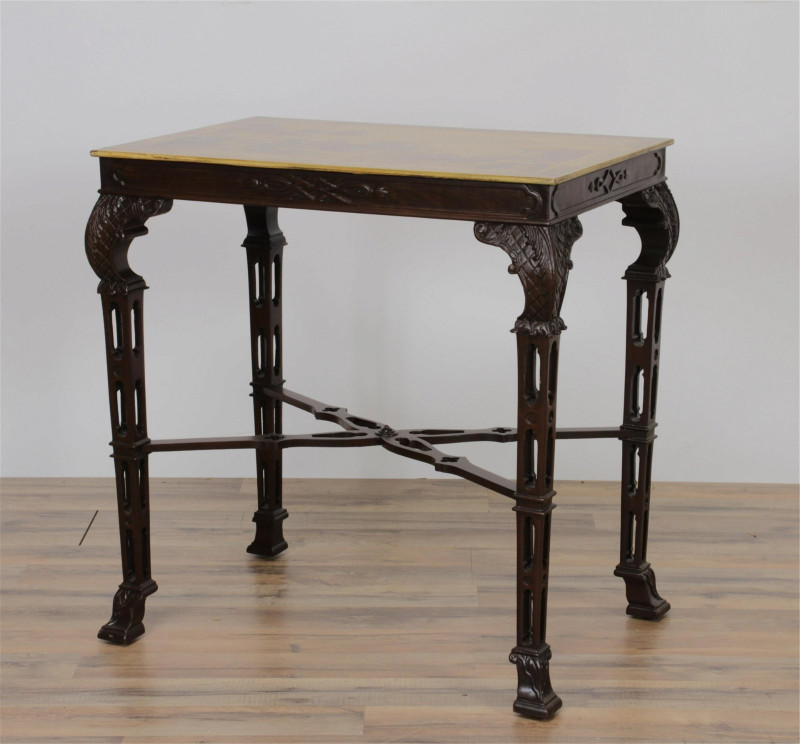 George III Style Chinoiserie Decorated Table