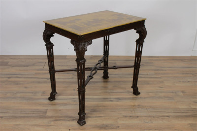 George III Style Chinoiserie Decorated Table