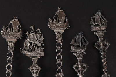 Group of 19th C Sterling Spoons