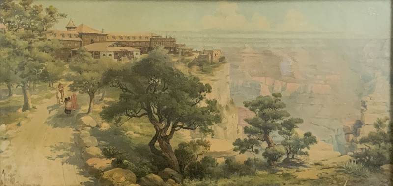 Louis Akin - El Tovar, Grand Canyon, Arizona, on the Santa Fe