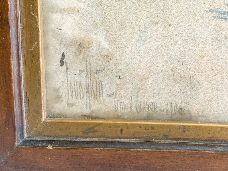 Louis Akin - El Tovar, Grand Canyon, Arizona, on the Santa Fe