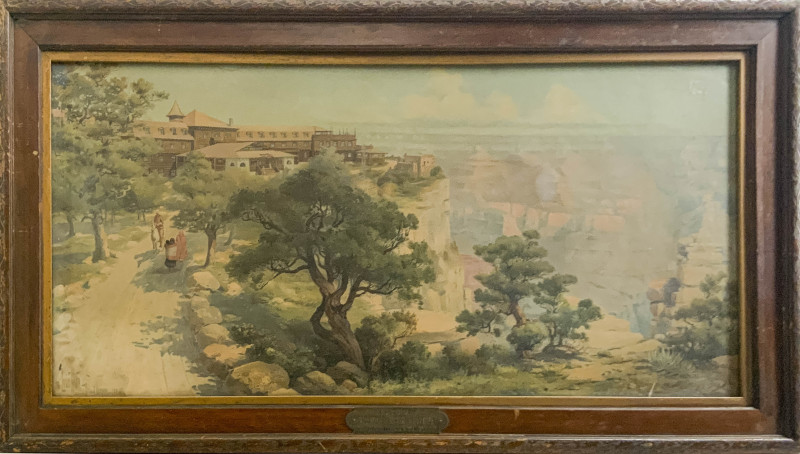 Louis Akin - El Tovar, Grand Canyon, Arizona, on the Santa Fe