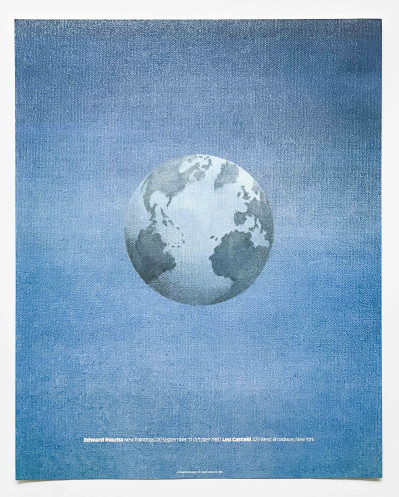 Ed Ruscha - Exhibition Poster for New Paintings, Leo Castelli Gallery