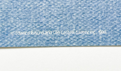 Ed Ruscha - Exhibition Poster for New Paintings, Leo Castelli Gallery