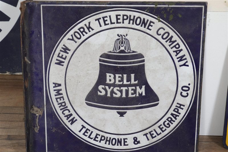 Vintage Bell System and Western Union Signage