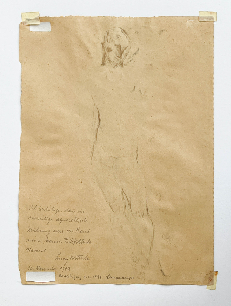 Fritz Wotruba - Untitled (Nude)