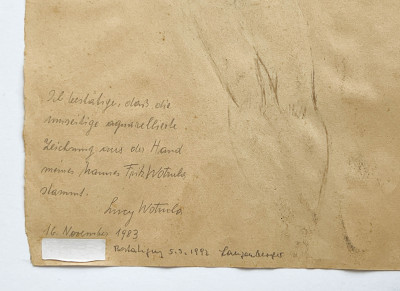 Fritz Wotruba - Untitled (Nude)