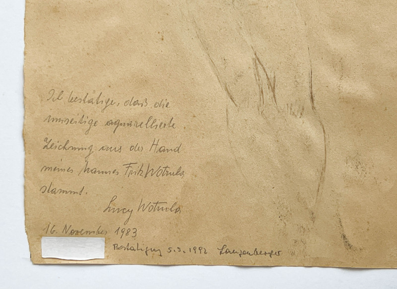 Fritz Wotruba - Untitled (Nude)