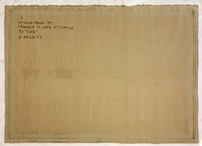 Lowell Nesbitt - Leaning Male (Homage to Jack Mitchell)