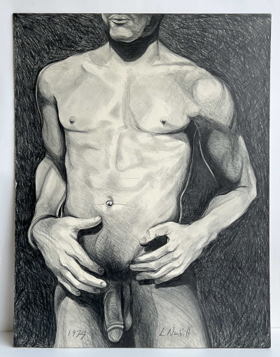 Lowell Nesbitt - Untitled (Nude Torso)