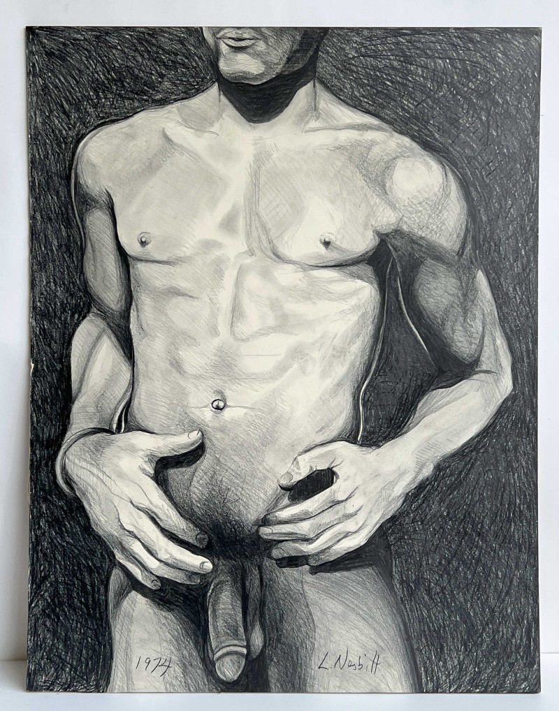 Lowell Nesbitt - Untitled (Nude Torso)