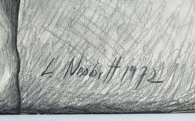 Lowell Nesbitt - Untitled (Nude Man)