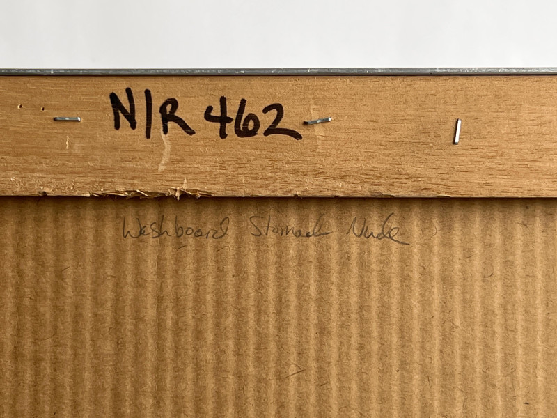 Lowell Nesbitt - Untitled (Nude Male with Hands Atop His Head)