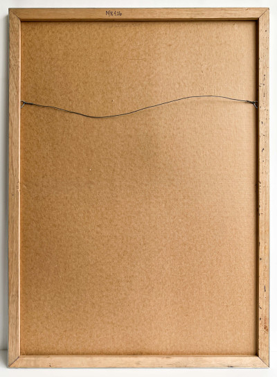 Lowell Nesbitt - Untitled (Nude in Yellow)