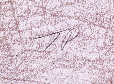 Lowell Nesbitt - Untitled (Floral Male Nude)