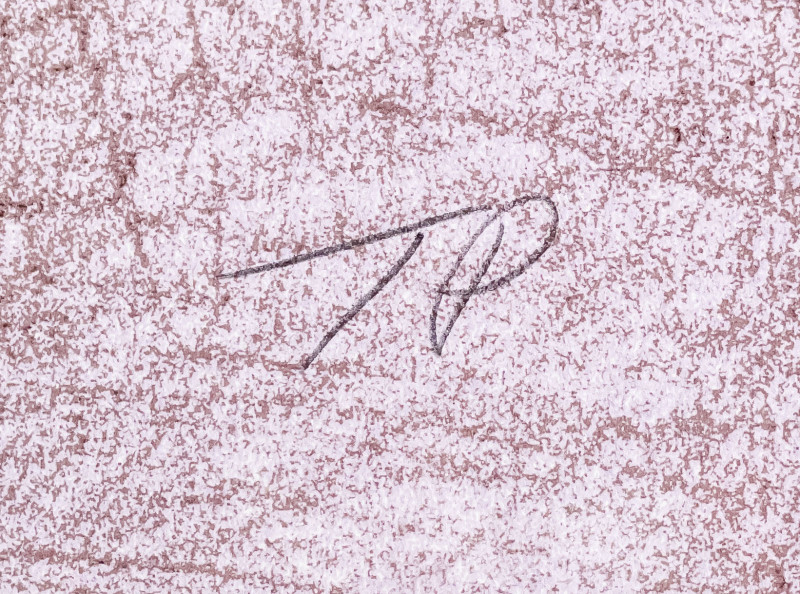 Lowell Nesbitt - Untitled (Floral Male Nude)