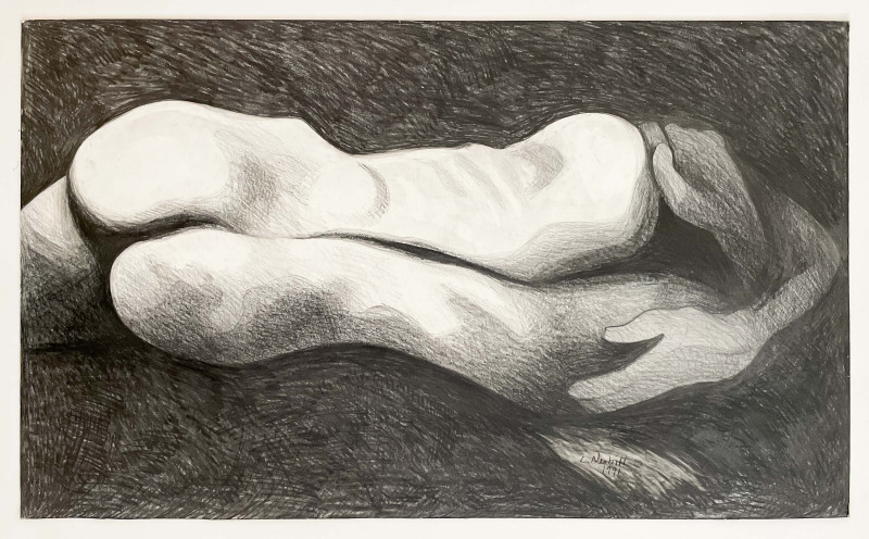 Lowell Nesbitt - Group of 2 Nude Drawings