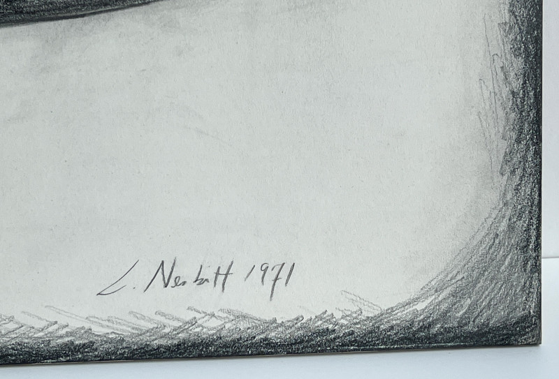 Lowell Nesbitt - Untitled (Two Nude Figures)