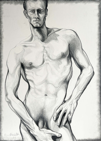 Image for Lot Lowell Nesbitt - Untitled (Male Nude)