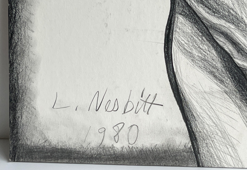 Lowell Nesbitt - Untitled (Male Nude)