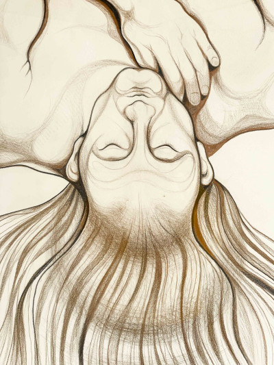 Lowell Nesbitt - Nude Male