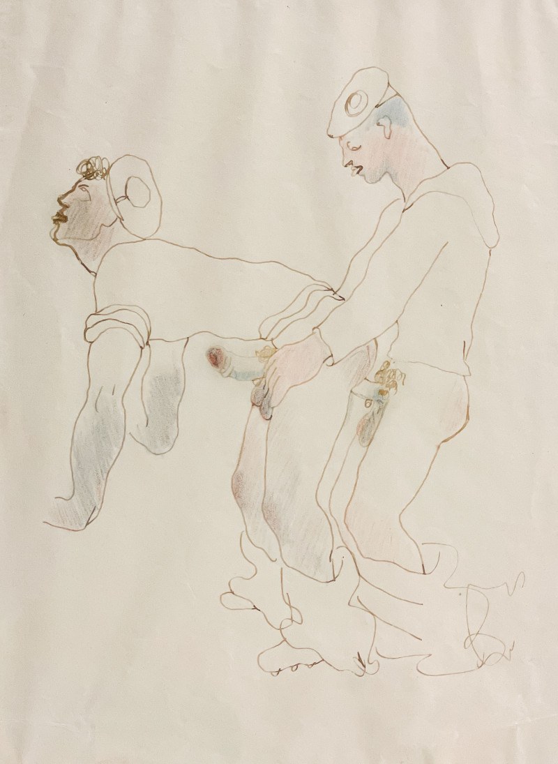 Jean Cocteau - Erotic Drawing