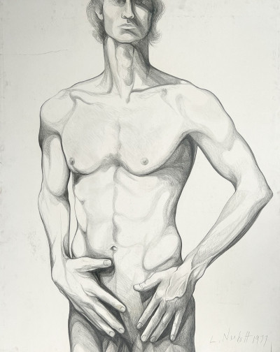 Image for Lot Lowell Nesbitt - Untitled (Male Nude)