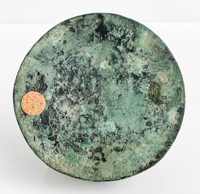 Chinese Gilt and Stone Inlaid Bronze Bird Form Mat Weight