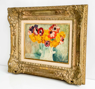 Louis Valtat - Vase d&apos;Anémones et Jonquilles (Vase with Anemones and Daffodils)