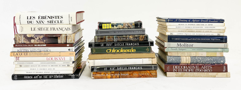 Group of Books on Furniture and Decorative Arts