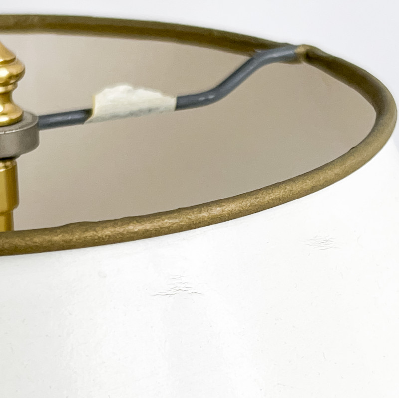 Pair of Louis XVI Ormolu-Mounted Marble Cassolettes, mounted as lamps