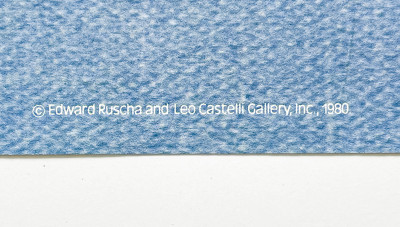 Ed Ruscha - Exhibition Poster for New Paintings, Leo Castelli Gallery