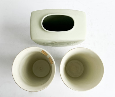 Siegmund Schütz for KPM Porcelain Vases, Group of 3