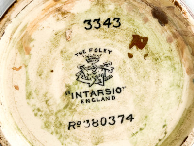 Assortment of English and Continental Pottery, including Longwy and Foley Intarsio