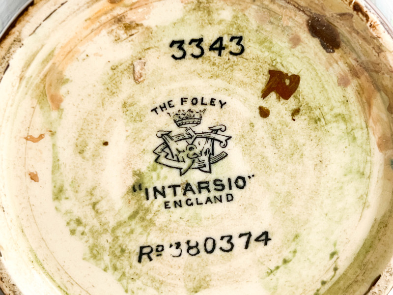 Assortment of English and Continental Pottery, including Longwy and Foley Intarsio