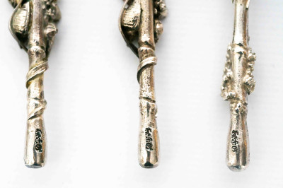 Gorham 'Bluepoint' Sterling Silver Seafood Forks, Set of 16