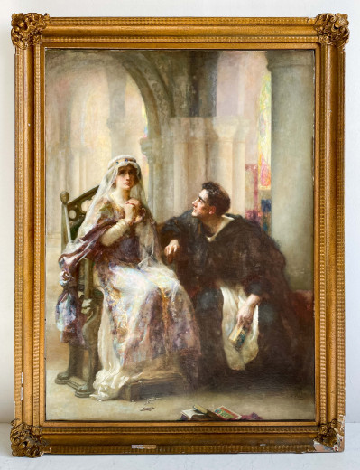 Henrietta Rae - Ellen Terry and Henry Irving in Abelard and Heloise, Lost Faith